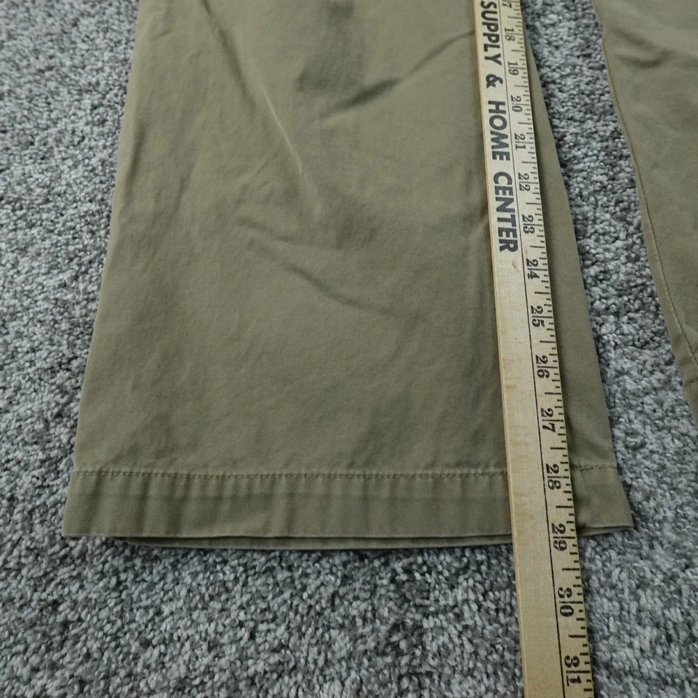 Banana Republic Pants Mens 38X30 Brown Tan Gavin Chino Trouser Flat Front Preppy